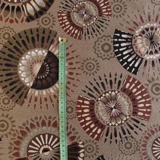 Tkanina dekoracyjna jacquard Mandala Circle Sun