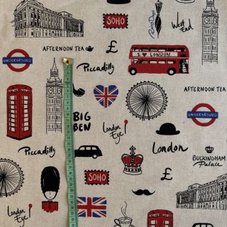 Tkanina dekoracyjna Linenlook London Icon City