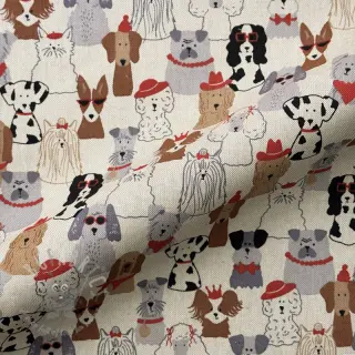 Tkanina dekoracyjna Linenlook Dog Dress Up