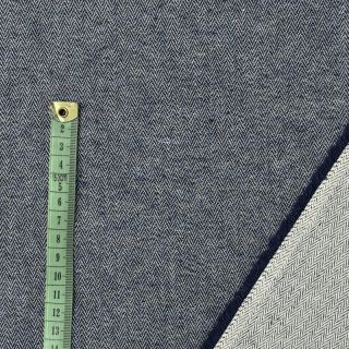 Tkanina dekoracyjna DOBBY Zigzag navy blue