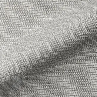 Tkanina dekoracyjna DOBBY Coloured Dot grey