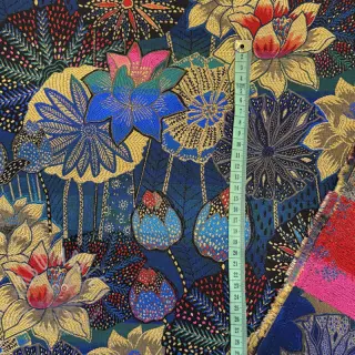 Tkanina dekoracyjna jacquard Opium allover bleu