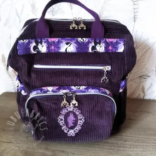 Sztruks aubergine