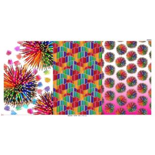 Dzianina Pencil explosion PANEL digital print