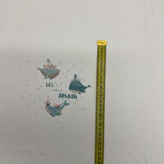 Dzianina Well Dressed Sealife PANEL digital print