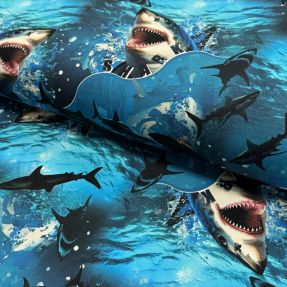 Dzianina Great white digital print