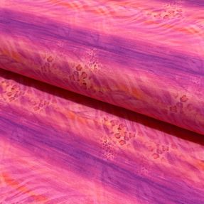 Dzianina Fancy Horses stripe digital print