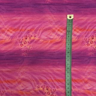 Dzianina Fancy Horses stripe digital print
