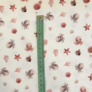 Dzianina Baby Octo digital print