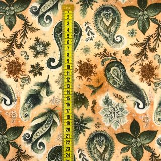 Muślin double gauze Floraly mix design E digital print