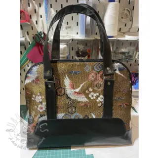 Tkanina dekoracyjna jacquard Grues or