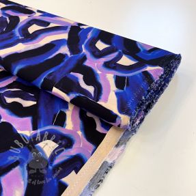 Wiskoza RADIANCE Night wave digital print