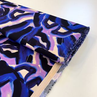 Wiskoza RADIANCE Night wave digital print