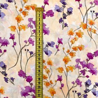 Wiskoza RADIANCE Ephora flowers digital print