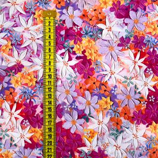 Wiskoza RADIANCE Gracia flowers digital print