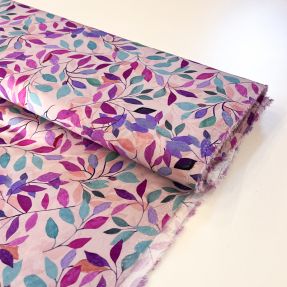 Wiskoza RADIANCE Barbara lavender digital print