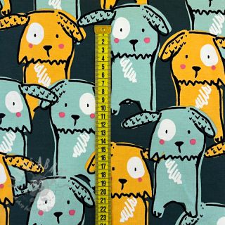 Jersey Funny dogs dark green