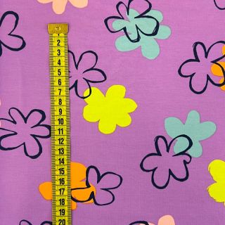 Dzianina Flower prints lavender