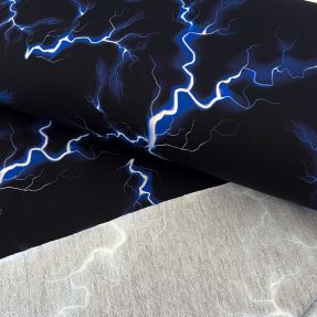 Dresówka Lightning black digital print