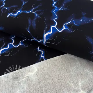 Dresówka Lightning black digital print