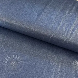 Bawełniana tkanina JEANS FOIL SILVER