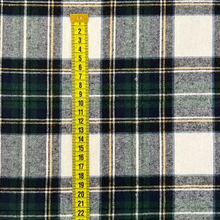 Bawełna YARN DYED CHECK BRUSHED Daniel ecru navy