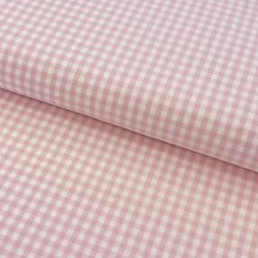 Bawełna YARN DYED CHECK BRUSHED light rose