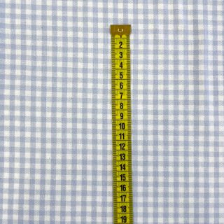 Bawełna YARN DYED CHECK BRUSHED light blue