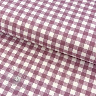 Bawełniana tkanina FLANNEL Check mauve