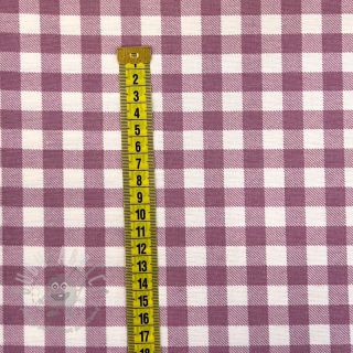 Bawełniana tkanina FLANNEL Check mauve