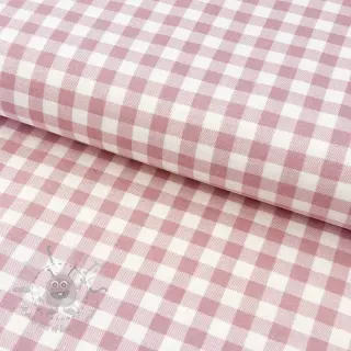 Bawełniana tkanina FLANNEL Check light pink