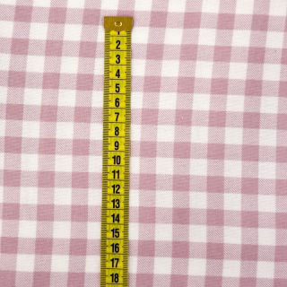 Bawełniana tkanina FLANNEL Check light pink