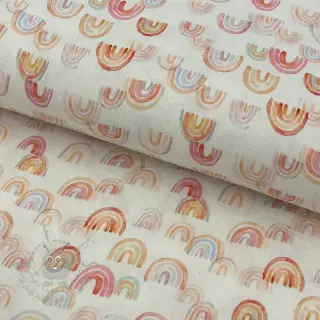 Muślin double gauze Magic rainbows digital print