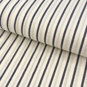 Podwójna gaza/muslin YARN DYED Thin strip navy
