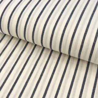 Podwójna gaza/muslin YARN DYED Thin strip navy