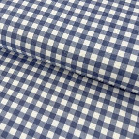 Bavlnená látka FLANNEL Check blue