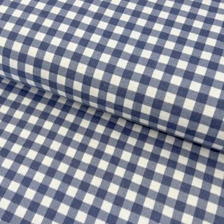 Bawełna flanela Check blue