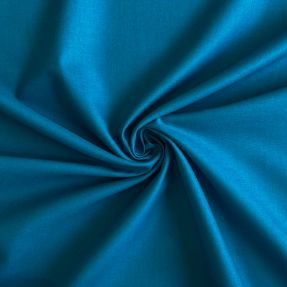 Bavlnený popelín ocean blue