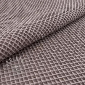Wafel bawełniany taupe