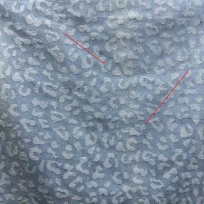 JEANS JACQUARD Animal skin light blue 2.klasa