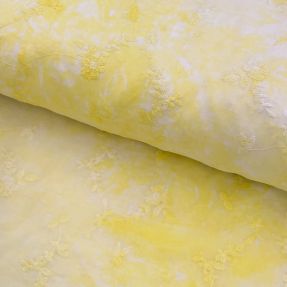 Bawełna EMBROIDERY Tie-Dye yellow