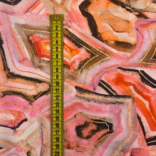 Wiskoza STRETCH Somer design B digital print
