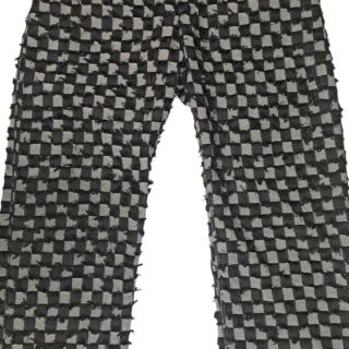 JEANS Check Jacquard BLUE