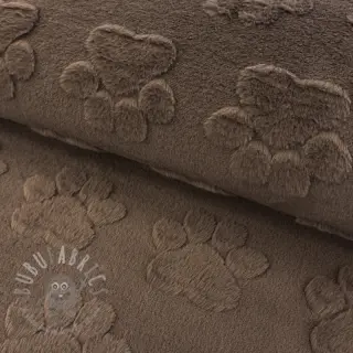 Polar Paw prints brown
