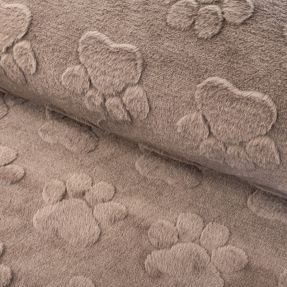 Polar Paw prints taupe