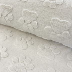 Polar Paw prints ecru
