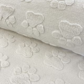 Polar Paw prints ecru