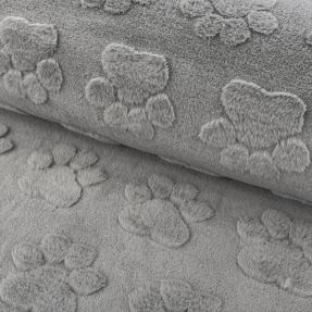 Polar Paw prints grey
