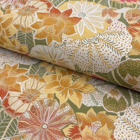 Dekoračná látka jacquard Opium allover kaki