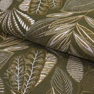 Tkanina dekoracyjna jacquard Legende kaki